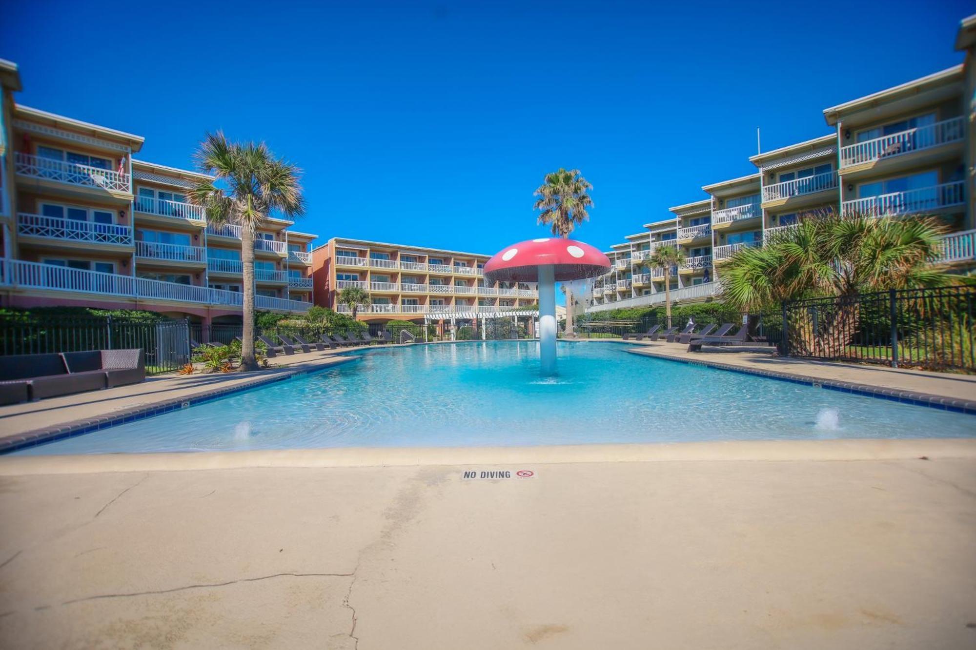 Sea-Renity Heated Pools Steps To The Beach Galveston Exteriör bild